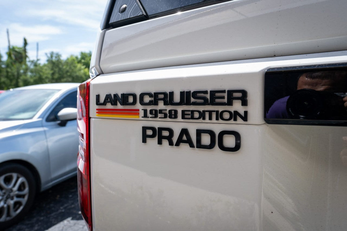 2024 Toyota Land Cruiser 1958 Edition Tailgate Emblem
