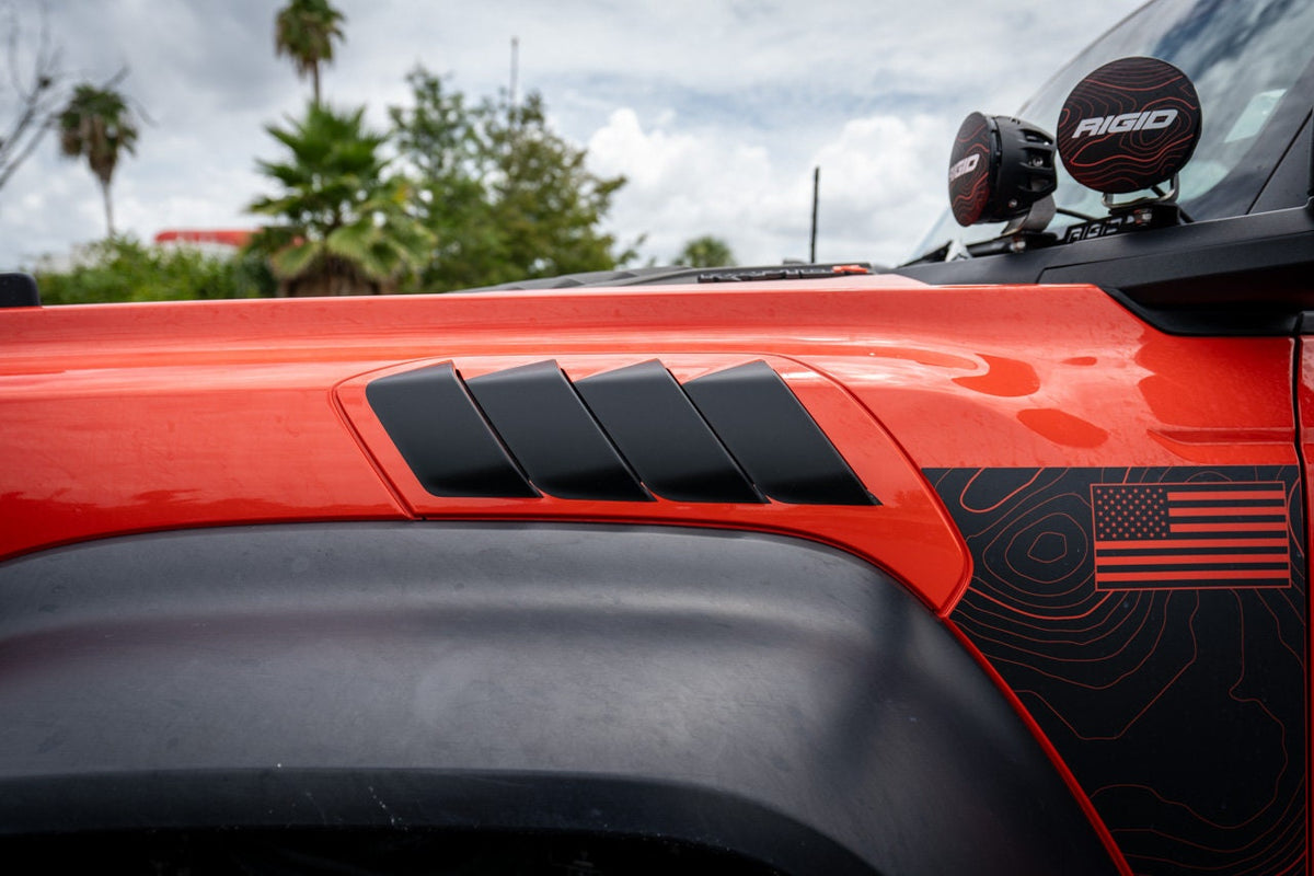2022+ Ford Bronco Raptor Fender Vent Black Out Kit Decals Stickers Vinyl