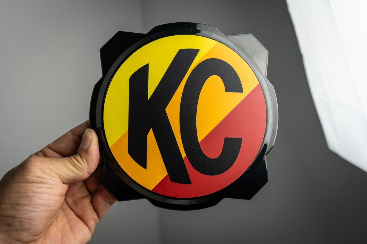 KC HiLites Pro 6 Titan Gravity Light Cover Overlays Set 2