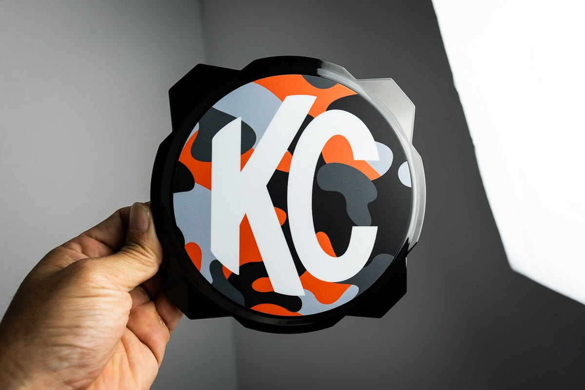 KC HiLites Pro 6 Titan Gravity Light Cover Overlays Set 2