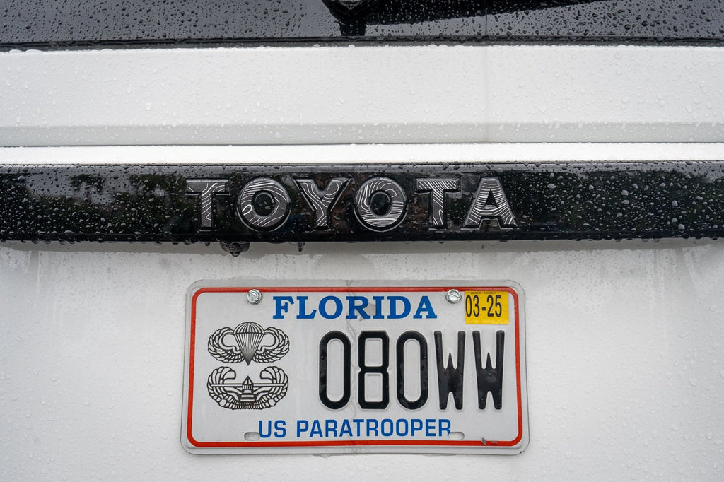 2024 Toyota Land Cruiser Topographic Rear Tailgate Liftgate Letter Overlays 2025