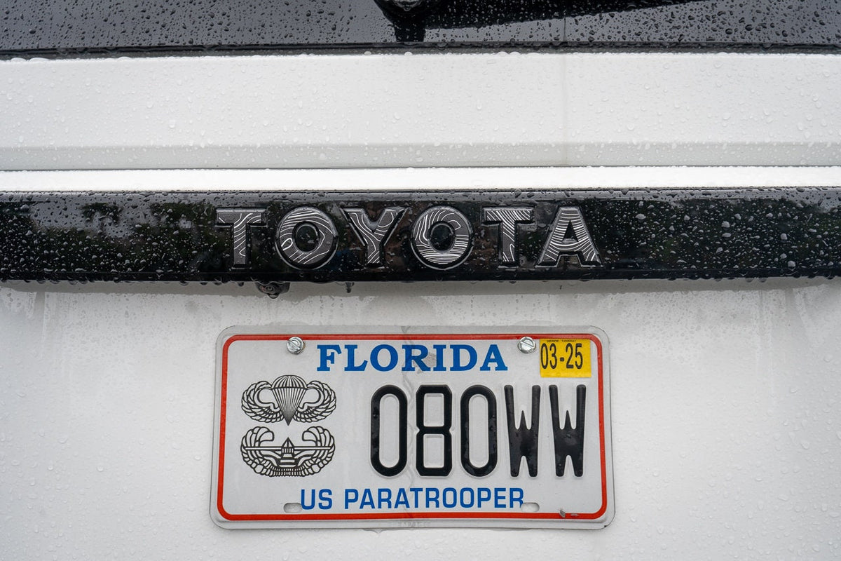 2024 Toyota Land Cruiser Topographic Rear Tailgate Liftgate Letter Overlays 2025