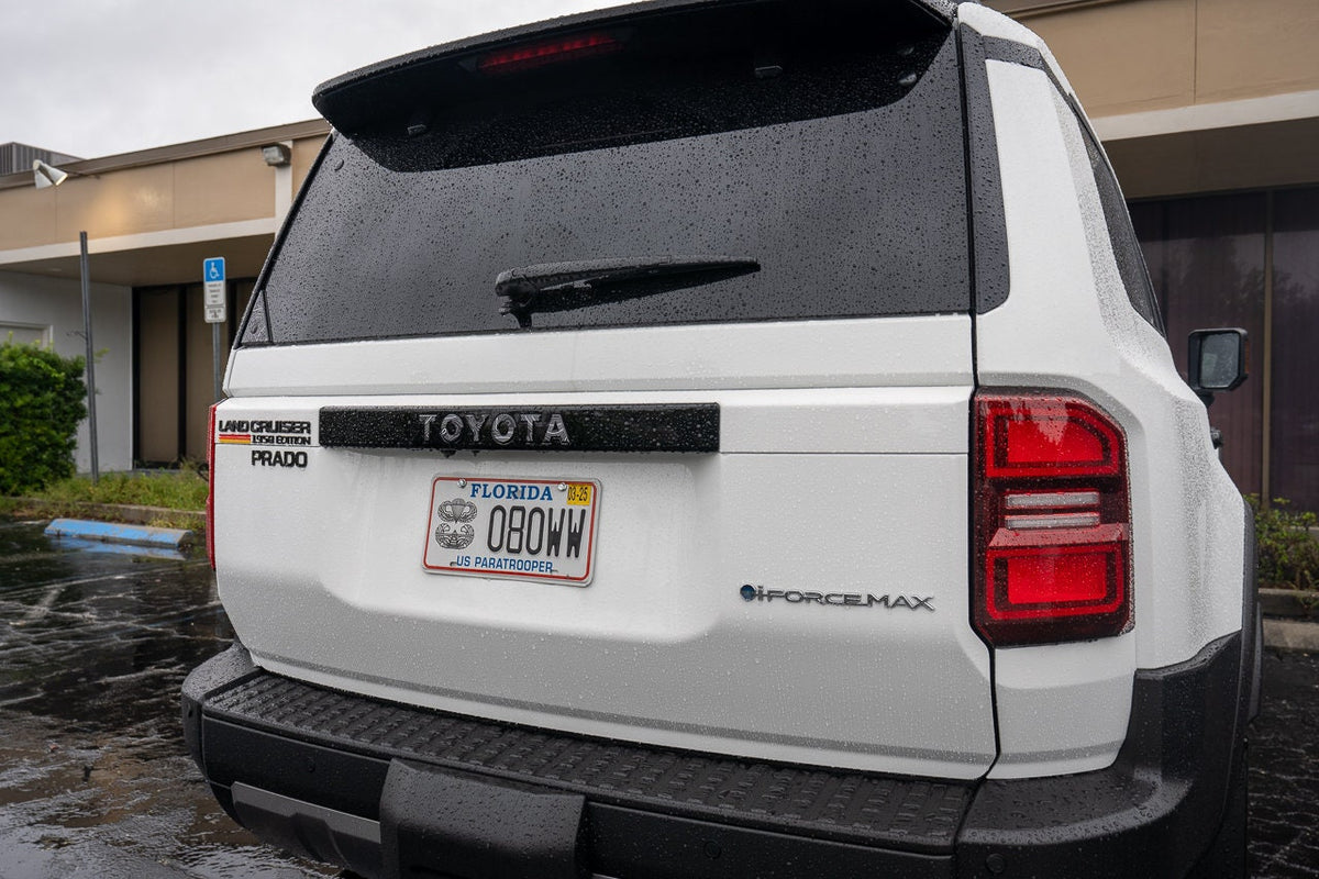2024 Toyota Land Cruiser Topographic Rear Tailgate Liftgate Letter Overlays 2025