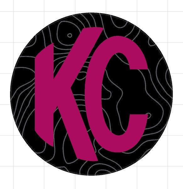 KC HiLites Pro6 Titan Gravity Topographic Map Light Cover Overlays