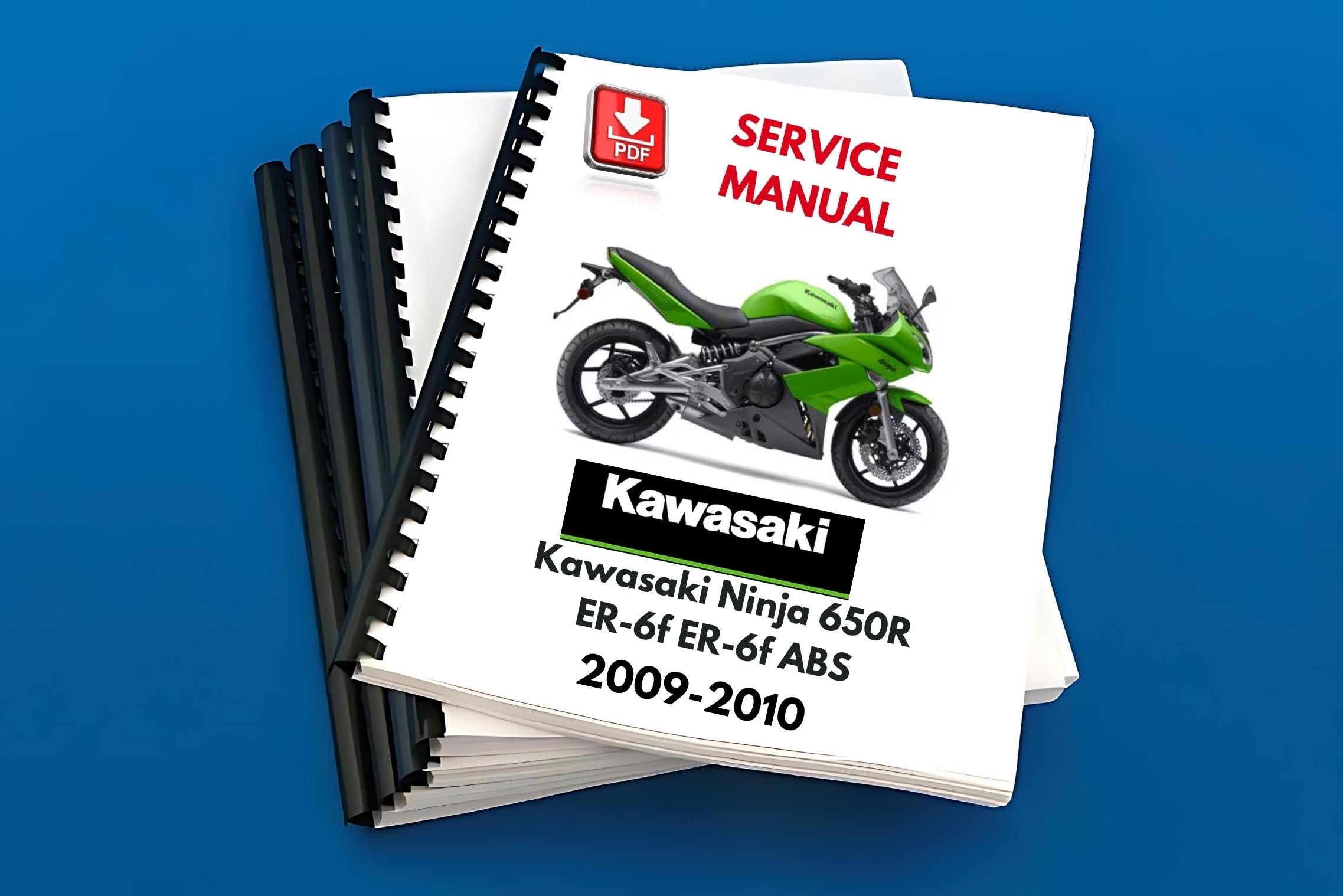 Kawasaki Ninja 650R ER-6f ER-6f ABS 2009 2010 Service Repair Manual