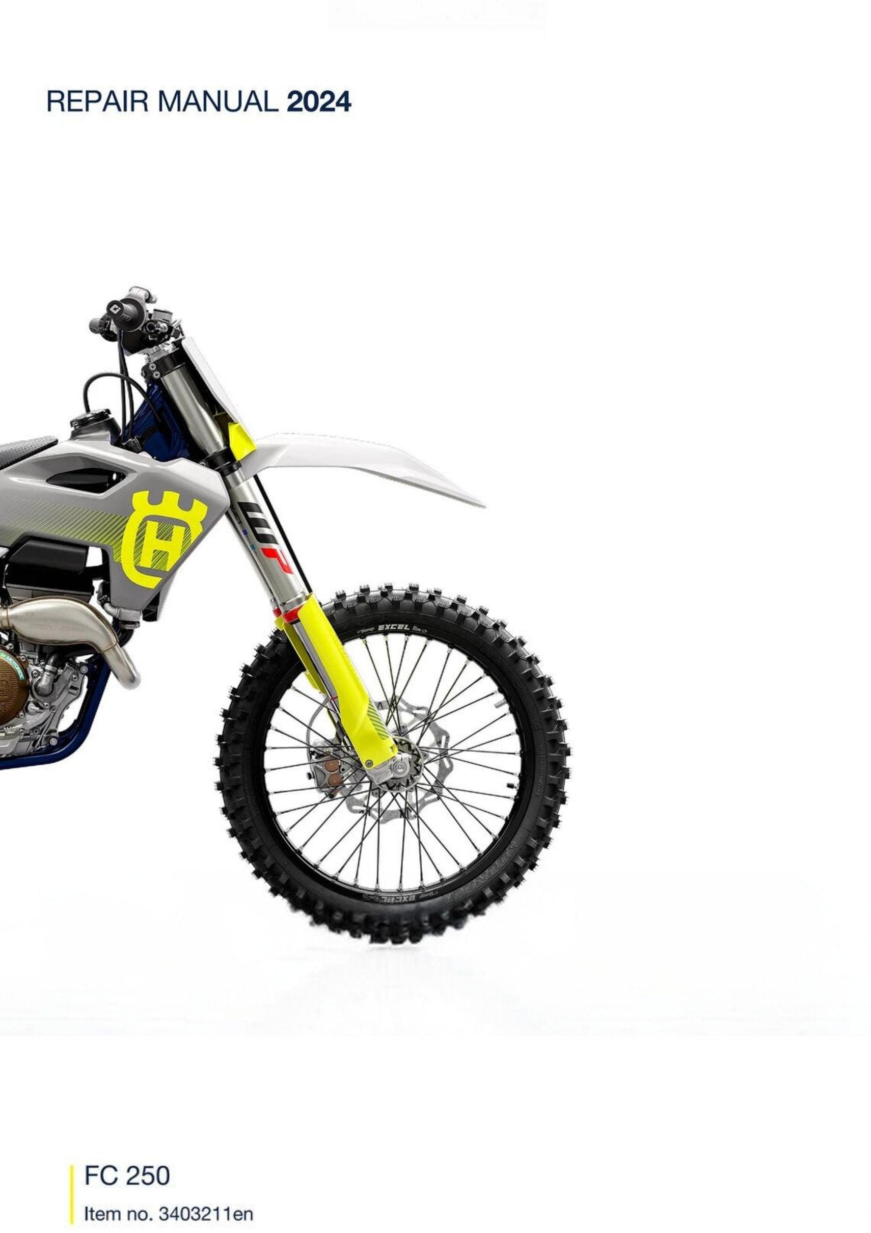 2024 Husqvarna FC 250 - Service Workshop Repair Manual