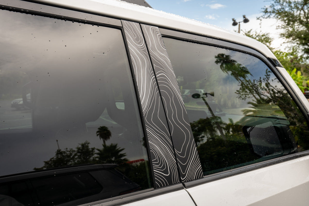 2024 Toyota Land Cruiser Topographic B Pillar Overlays