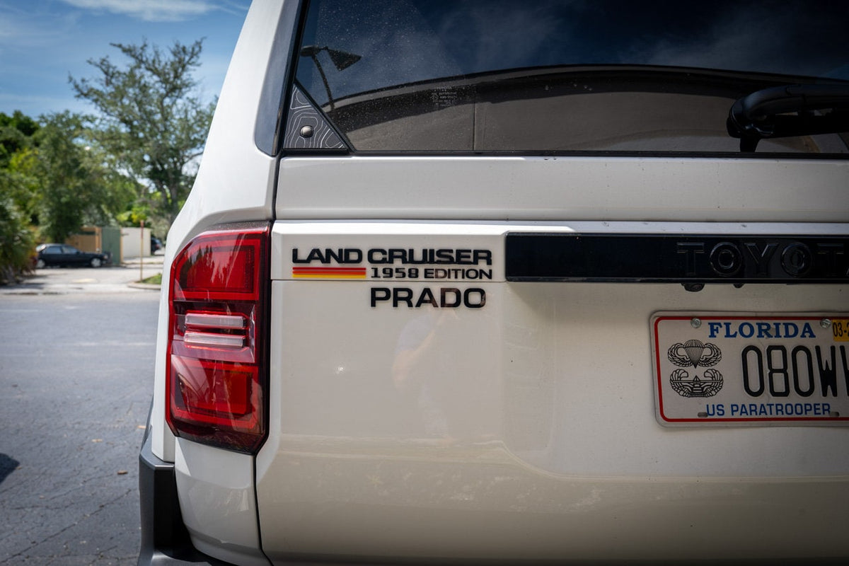 2024 Toyota Land Cruiser 1958 Edition Tailgate Emblem
