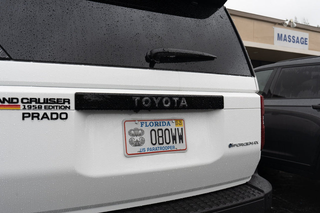 2024 Toyota Land Cruiser Topographic Rear Tailgate Liftgate Letter Overlays 2025