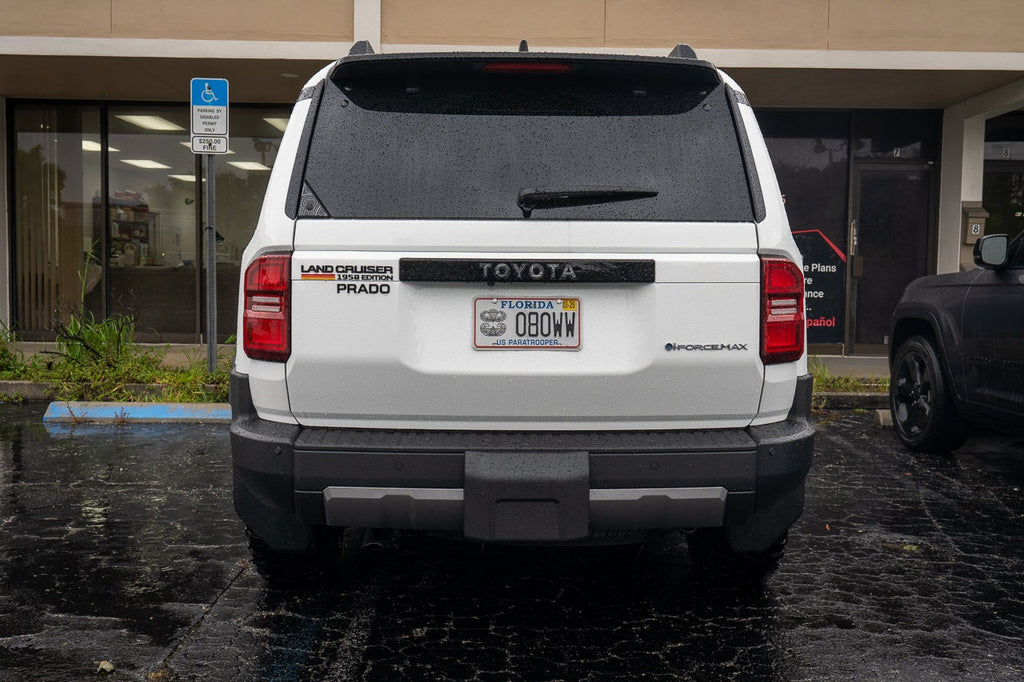 2024 Toyota Land Cruiser Topographic Rear Tailgate Liftgate Letter Overlays 2025