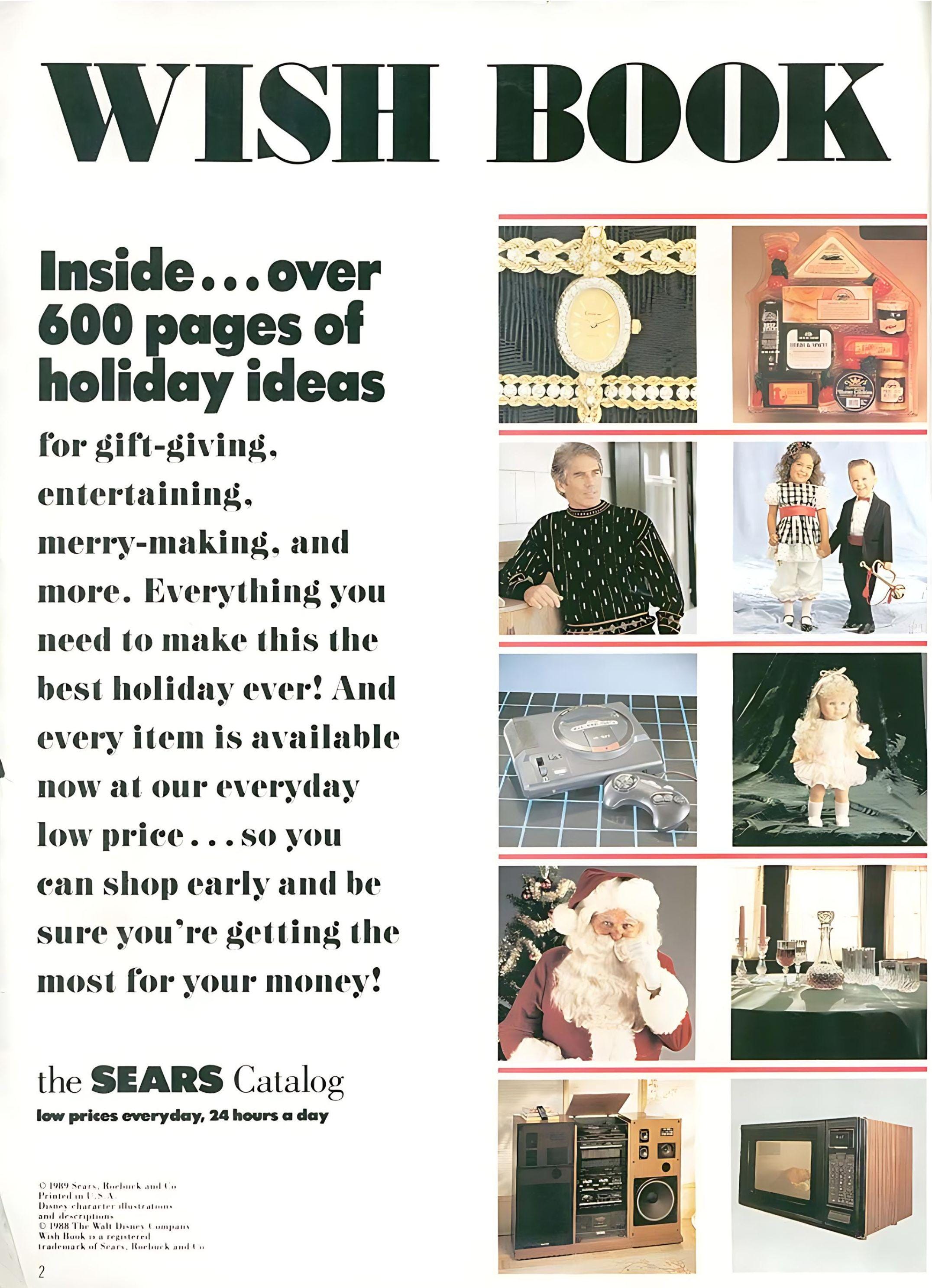 1989 Sears Christmas, Sears Wish book 1989, Vintage Sears Catalog, Sears Christmas Catalog PDF, Old Sears Catalog Click Download