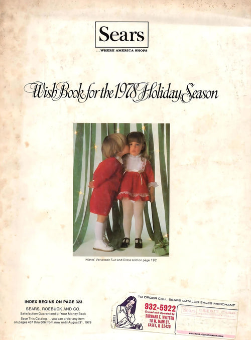 1978 Sears Holiday Season, Sears Wish book 1978, Vintage Sears Catalog, Sears Christmas Catalog PDF, Old Sears Catalog Click Download
