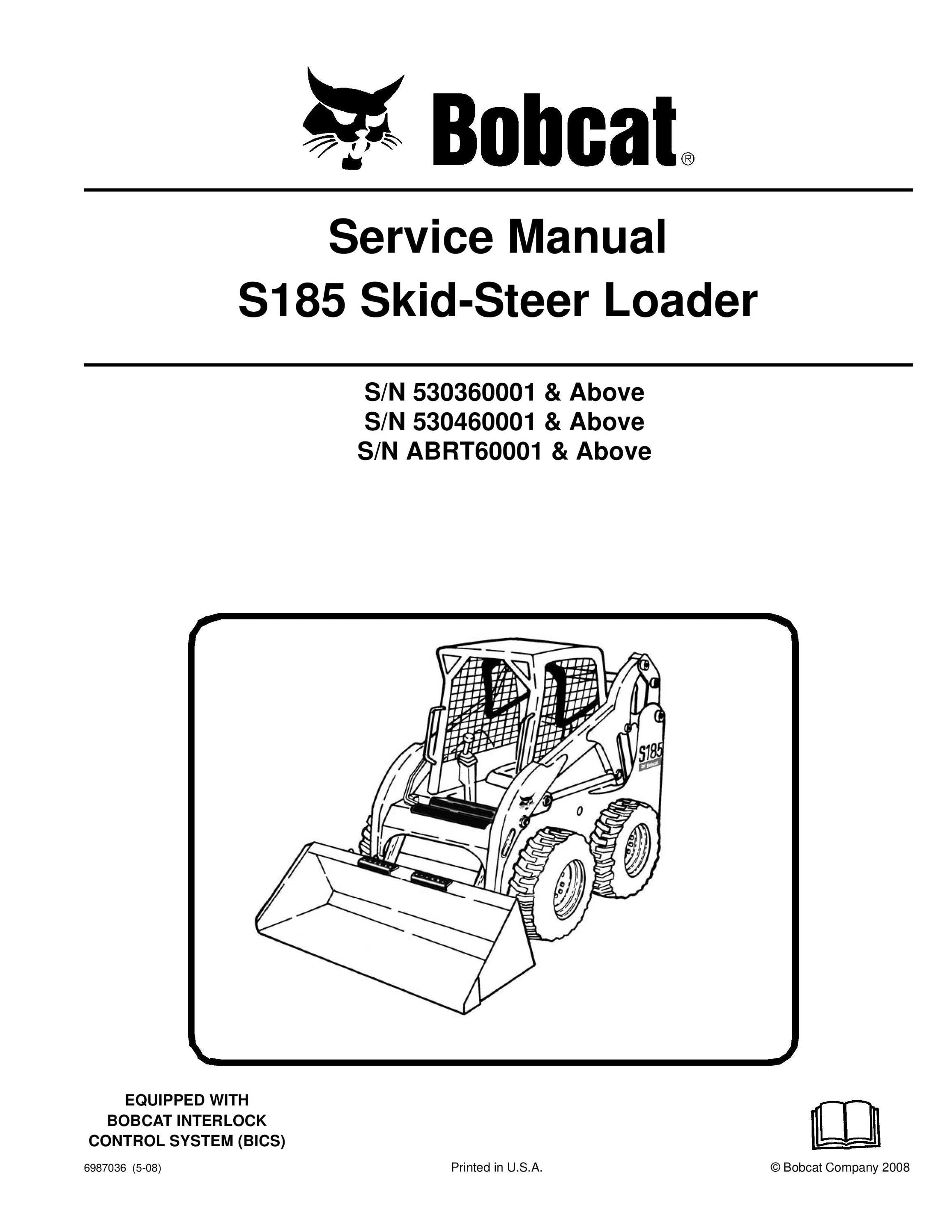 Bobcat s175 s185 Skidsteer Loader Service Manual