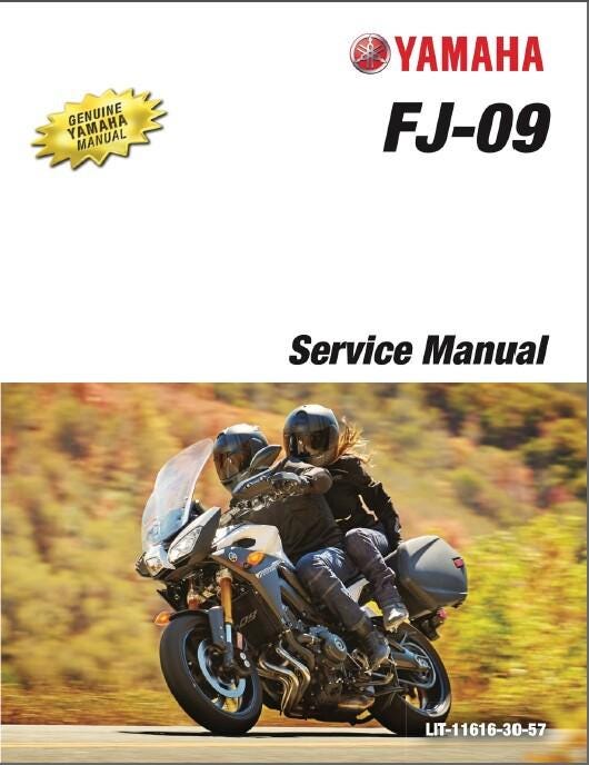 YAMAHA FJ-09 2017 Tracer 900 | MT-09 Tracer Supersport Touring Service Manual