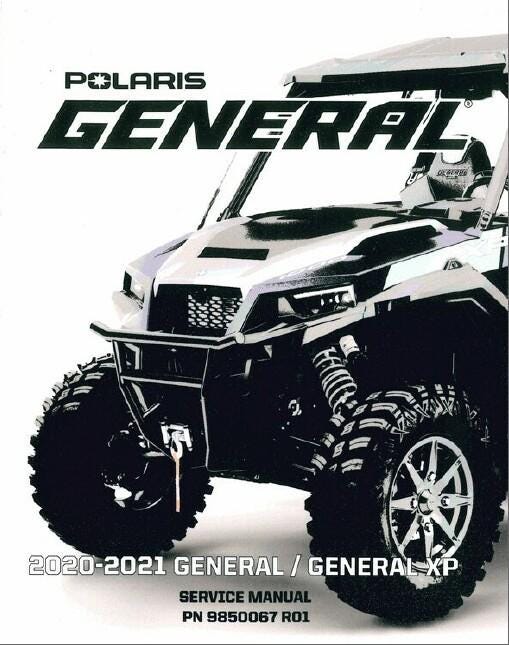 2020-2021 Polaris GENERAL / GENERAL XP Service Repair Manual