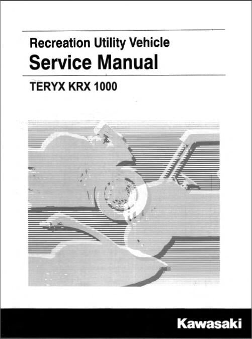 2020 Kawasaki Teryx KRX 1000 Service Repair Manual