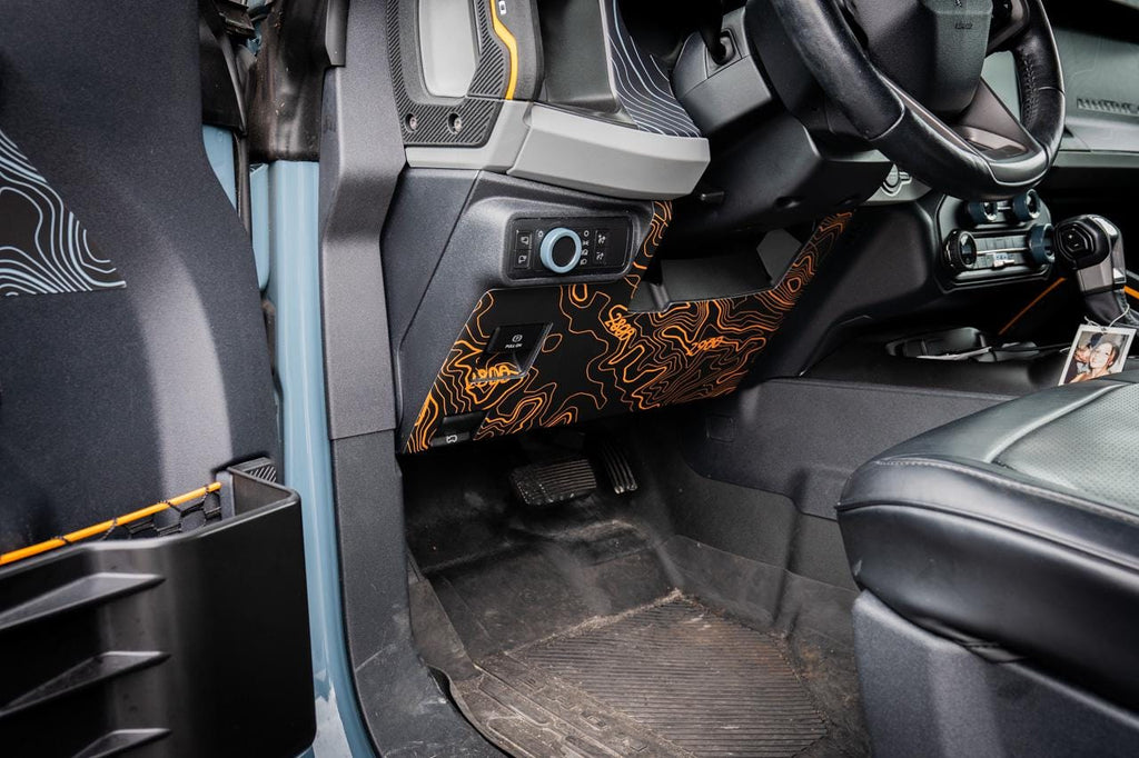 2021 2022 Bronco Topographic Under Steering Type A - Decals Stickers