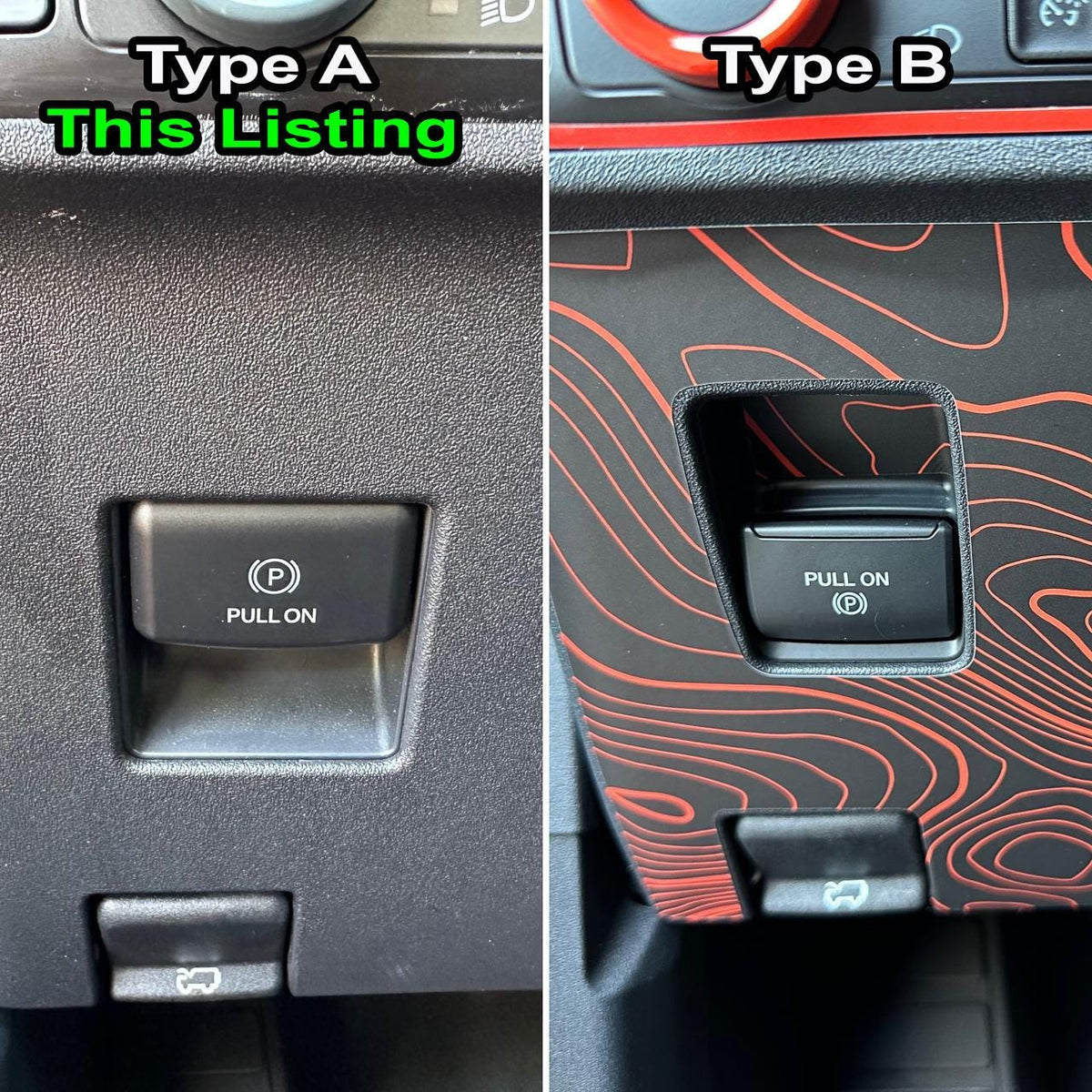 2021 2022 Bronco Topographic Under Steering Type A - Decals Stickers