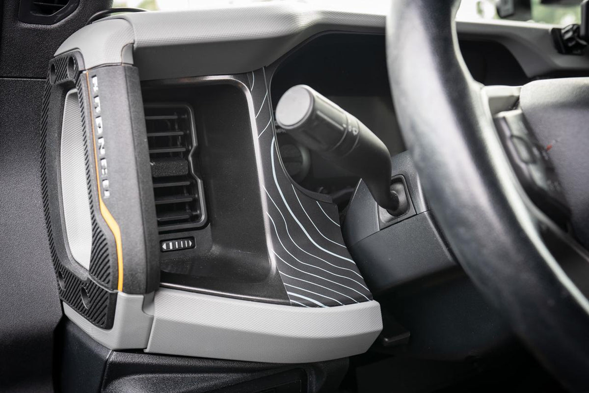 2021+ Bronco Topographic 3 Piece Dash Kit - Decals Stickers