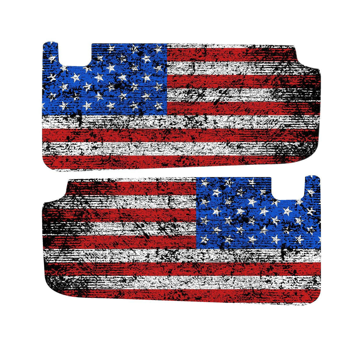 For Bronco American Flag Sun Visor Decal - Airbag Cover Up (2021-2026)