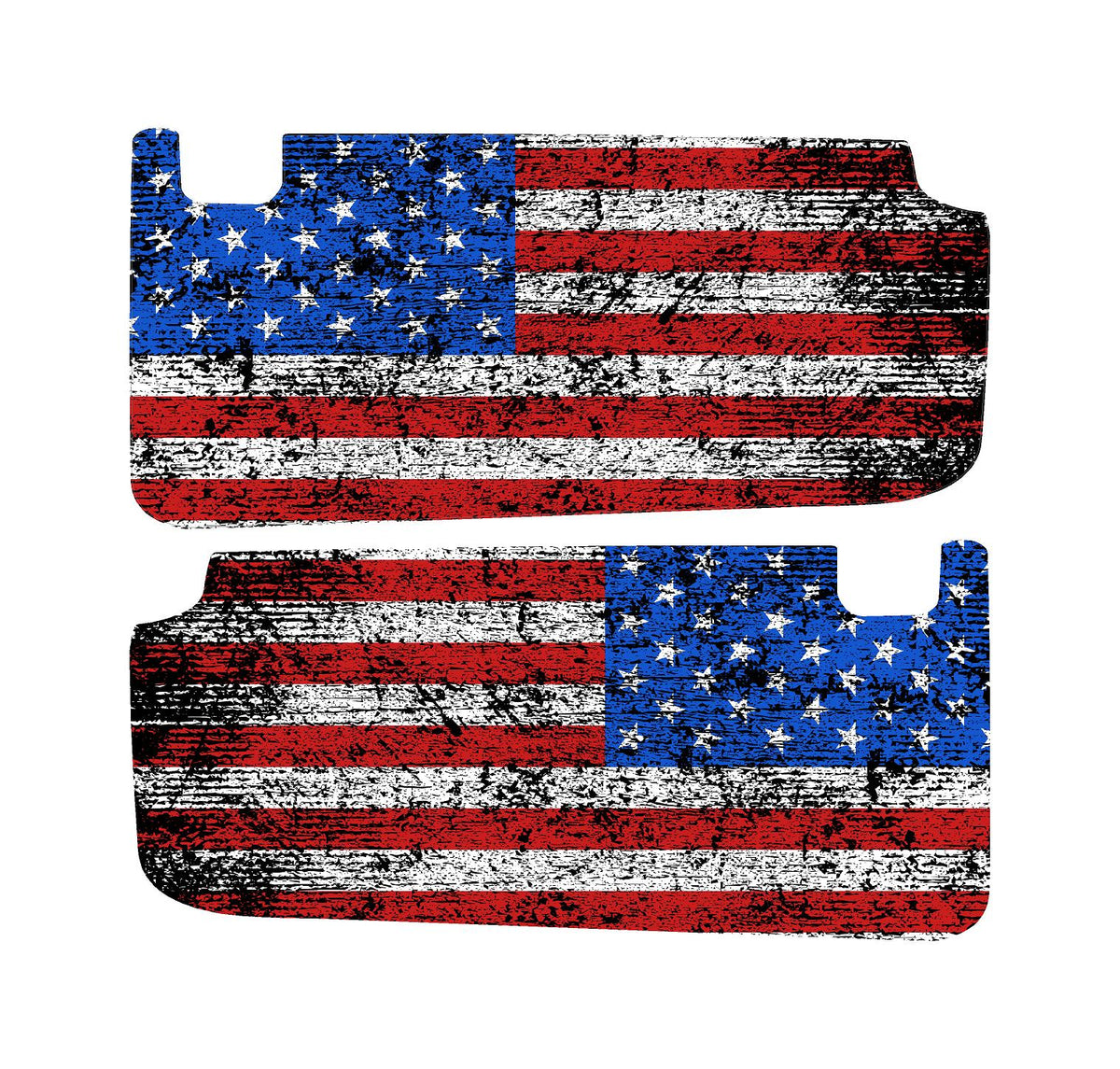 For 2024 Ranger Raptor American Flag Full Coverage Sun Visor Cover Up Decals Stickers 2025