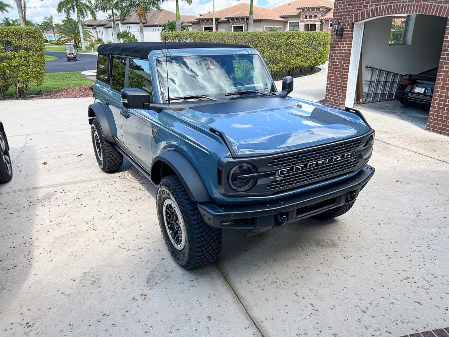 2021 Ford Bronco Simple Hood Overlay 2022 2023 2024