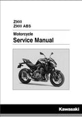 Kawasaki Z900 / Z 900 ABS 2016 - 2017 Service Repair Workshop Manual