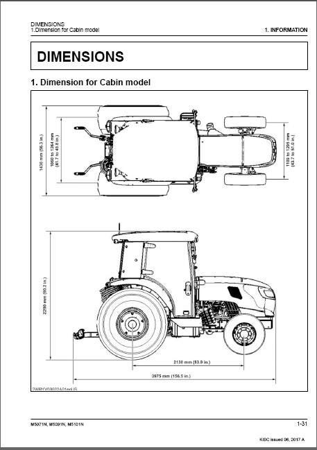 Kubota M5071N M5091N M5101N Tractor WSM Service Repair Workshop Manual