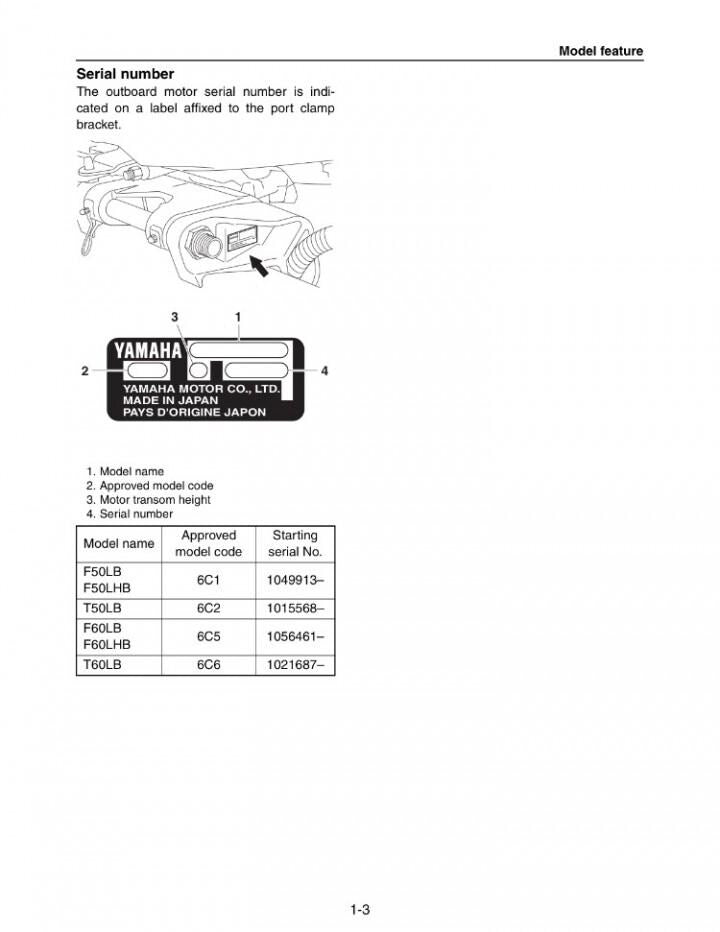 Yamaha F50 T50 F60 T60 4-Stroke Outboard Motors Service Repair Manual