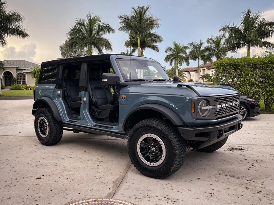 2021+ Bronco Door Sill Overlay / Protectors Vinyl Decal PPF