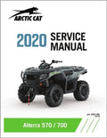 2020 Arctic Cat Alterra 570 / Alterra 700 ATV Service Repair Manual