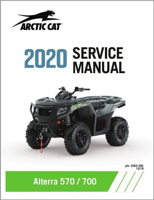 2020 Arctic Cat Alterra 570 / Alterra 700 ATV Service Repair Manual