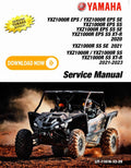 Yamaha 2020-2023 YXZ1000R SS XT-R Service Manual