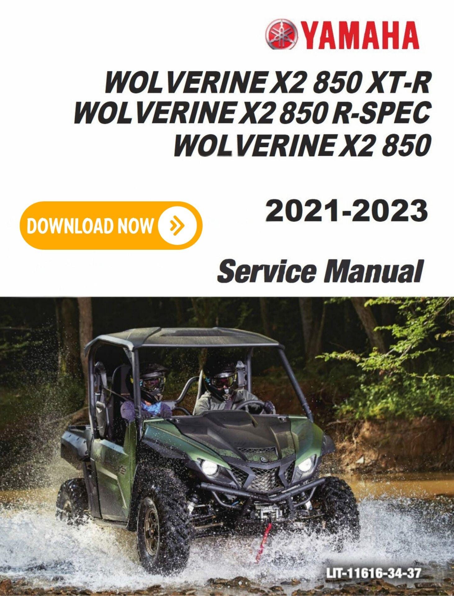 Yamaha 2021 - 2023 Wolverine X2 850 XT-R Service Manual