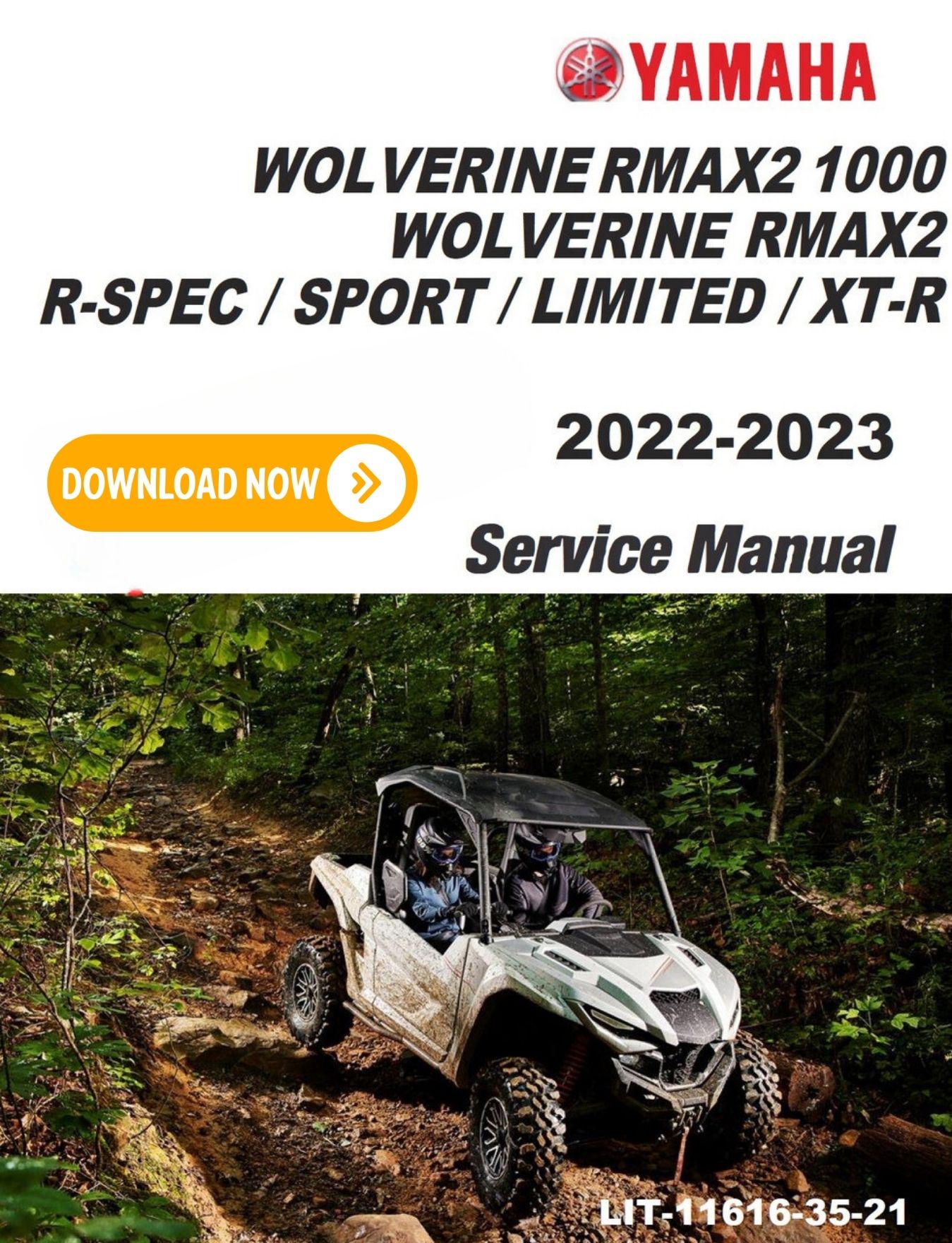 Yamaha 2022-2023 Wolverine RMAX2 1000 XT-R Service Manual