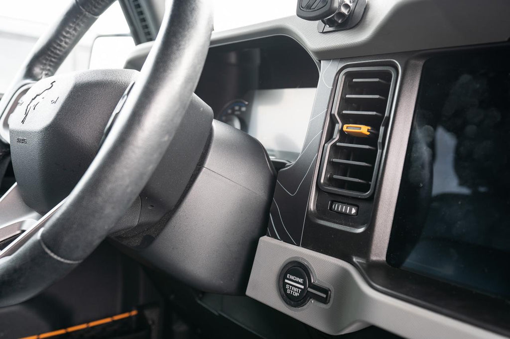 2021+ Bronco Topographic 3 Piece Dash Kit - Decals Stickers