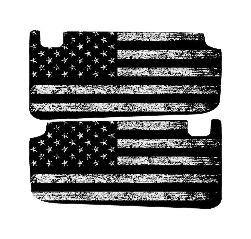 For Bronco American Flag Sun Visor Decal - Airbag Cover Up (2021-2026)