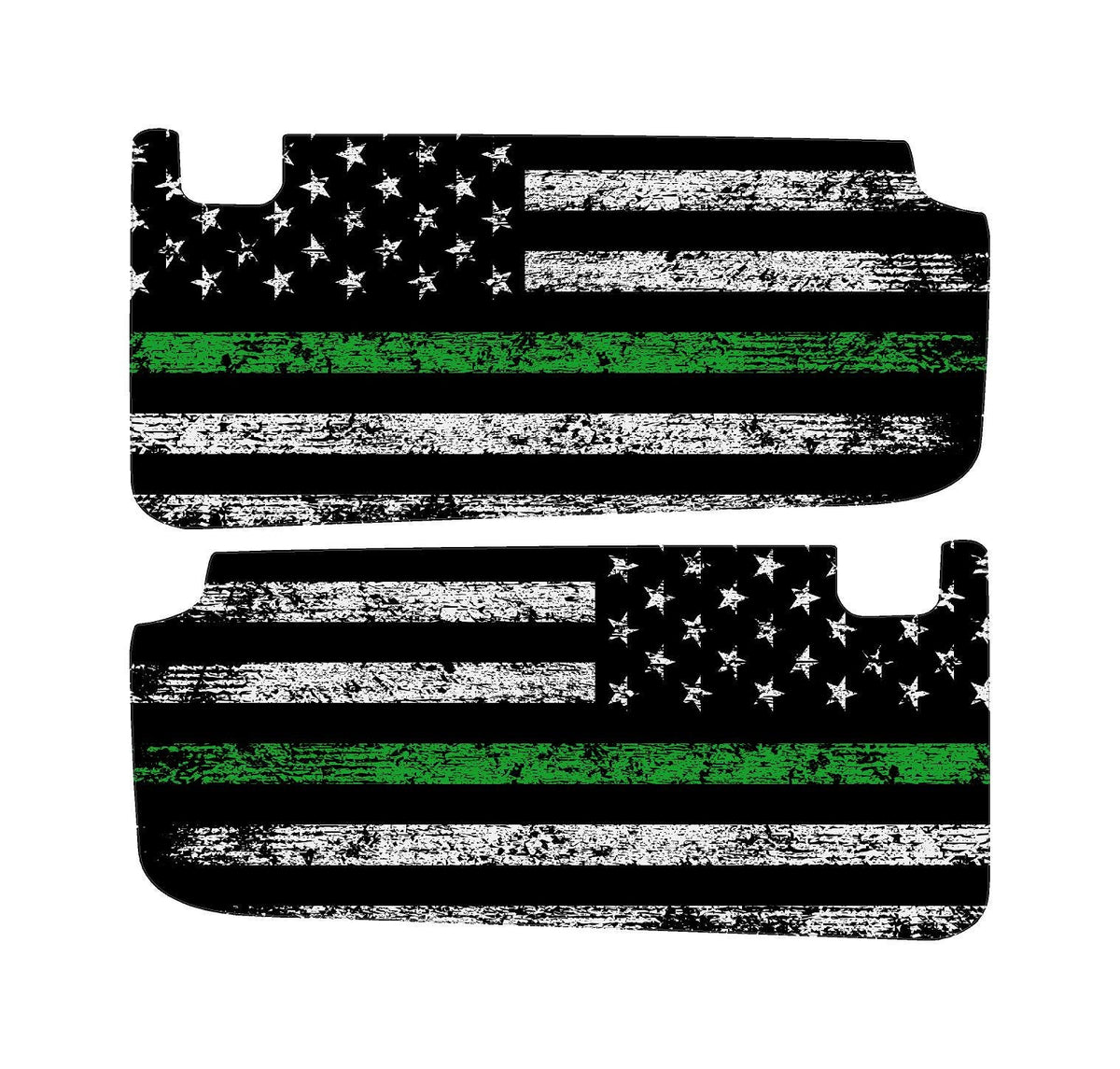 For Bronco American Flag Sun Visor Decal - Airbag Cover Up (2021-2026)