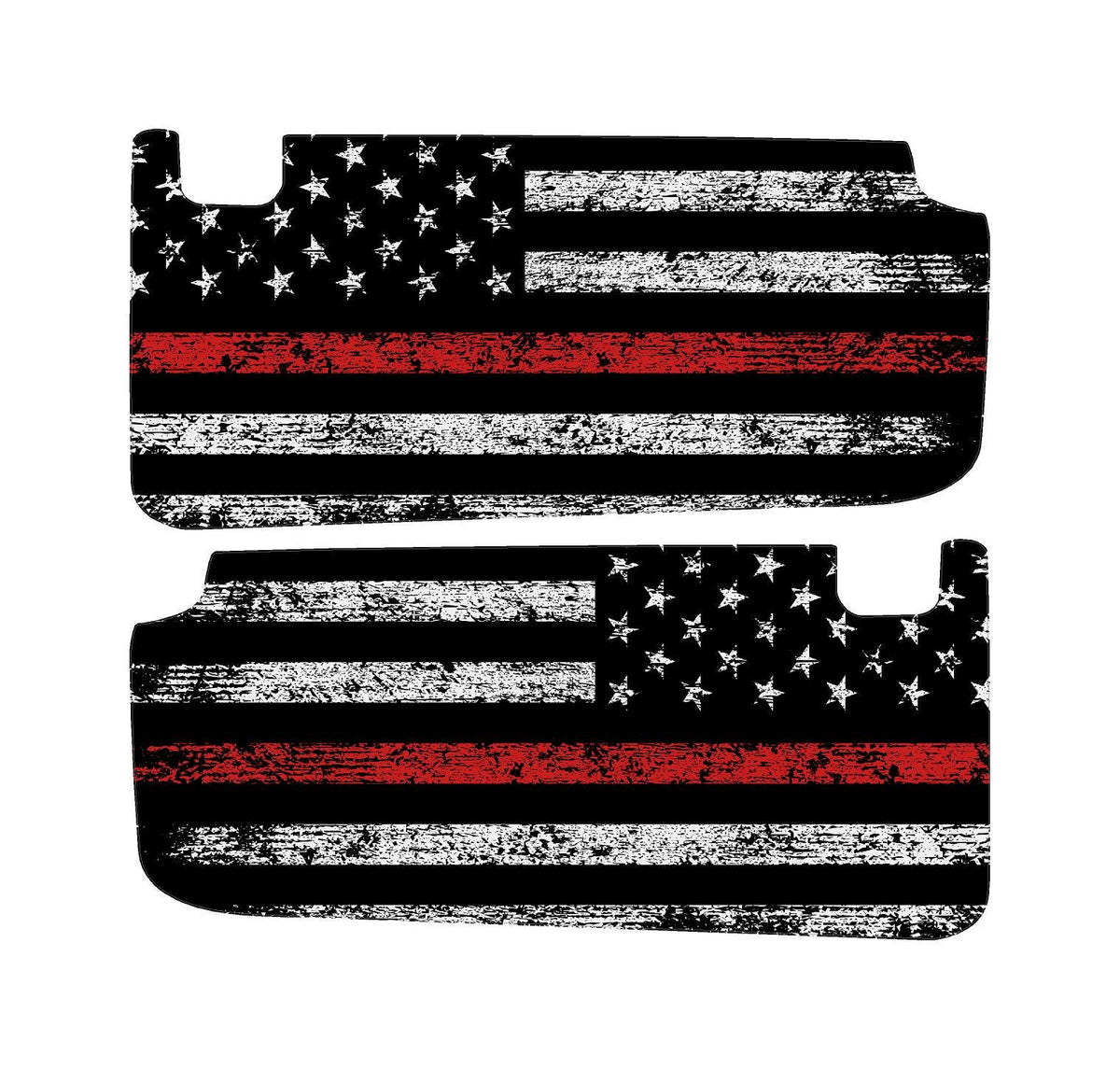 For Bronco American Flag Sun Visor Decal - Airbag Cover Up (2021-2026)