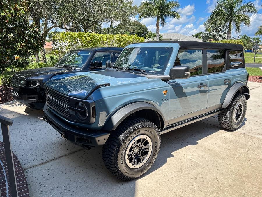 2021 Ford Bronco Simple Hood Overlay 2022 2023 2024
