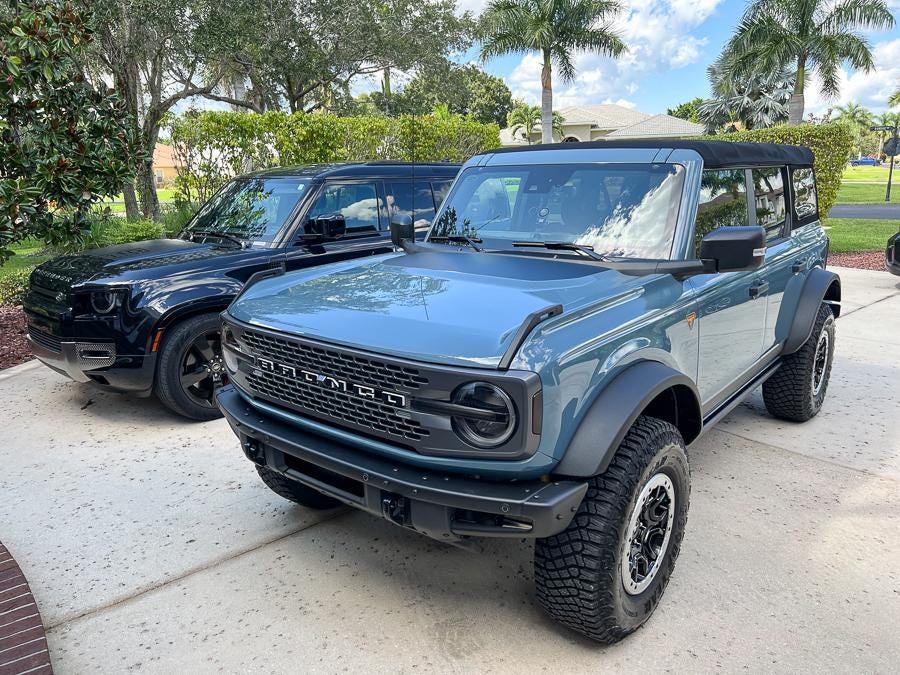 2021 Ford Bronco Simple Hood Overlay 2022 2023 2024