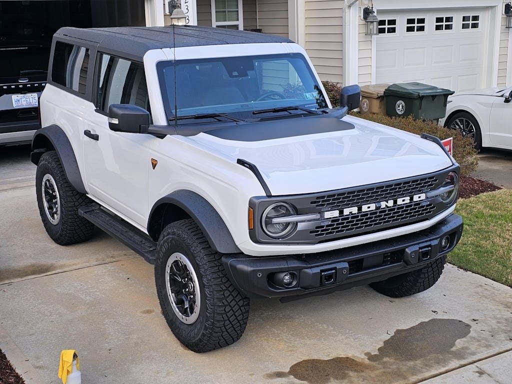 2021 Ford Bronco Simple Hood Overlay 2022 2023 2024