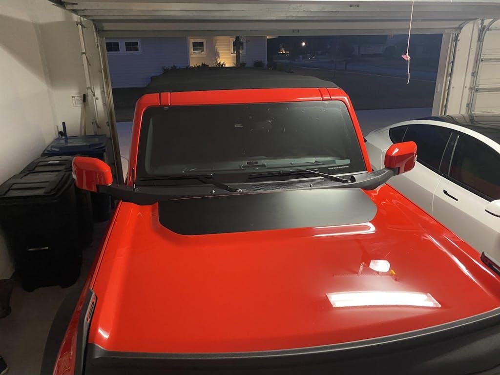 2021 Ford Bronco Simple Hood Overlay 2022 2023 2024
