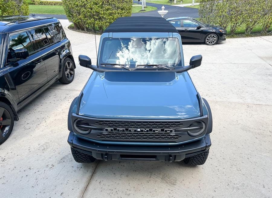 2021 Ford Bronco Simple Hood Overlay 2022 2023 2024