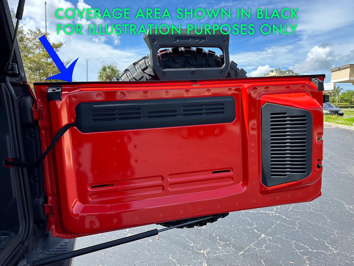 Tailgate Upper Edge Protection Film (PPF) for 2021+ Bronco