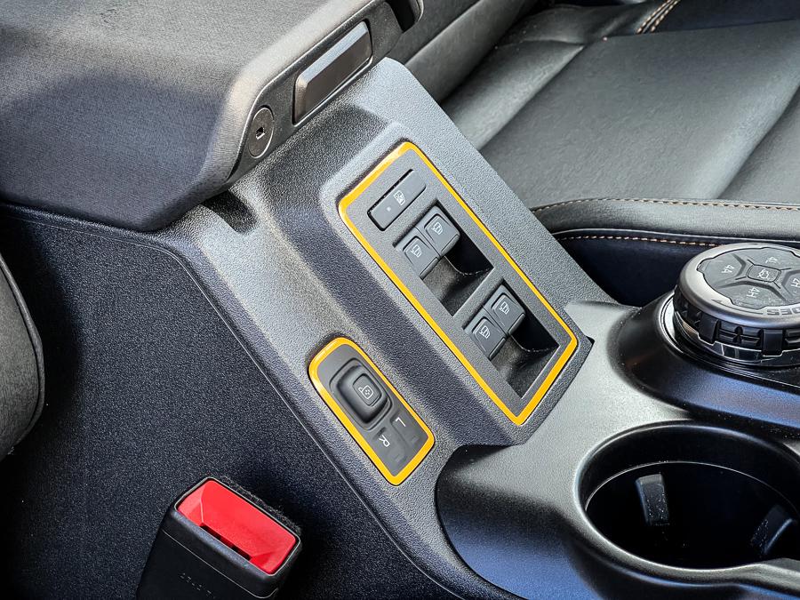 Ford Bronco Window & Mirror Switch Trim: Accent Outlines