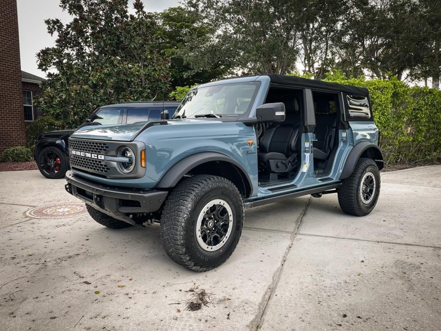 2021+ Bronco Door Sill Overlay / Protectors Vinyl Decal PPF