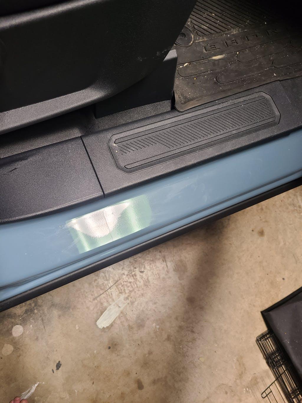 2021+ Bronco Door Sill Overlay / Protectors Vinyl Decal PPF