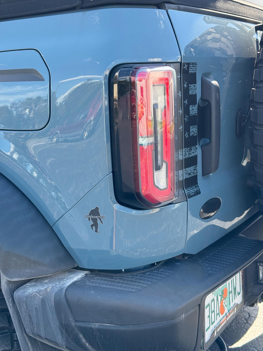 2021+ Bronco Bigfoot Fender Overlays Decals Emblems Stickers Tacoma Land Cruiser