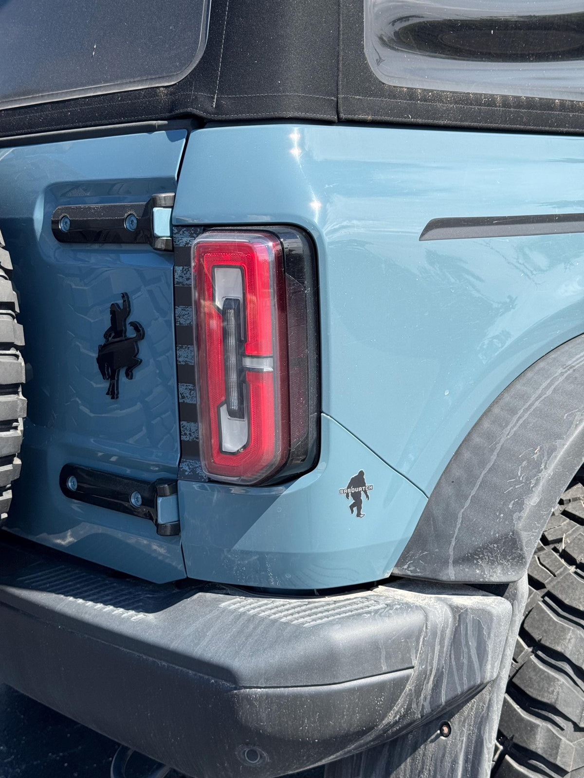 2021+ Bronco Bigfoot Fender Overlays Decals Emblems Stickers Tacoma Land Cruiser